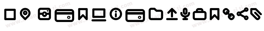 WP IconicSymbolsA字体转换